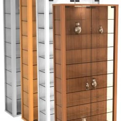 Vitrine VITROSA MAXI - Kern-Nussbaum - ohne Beleuchtung 6 Vitrine VITROSA MAXI - Kern-Nussbaum - ohne Beleuchtung -Esszimmer Verkaufsgeschäft 9001654200 04 1600Wx1600H