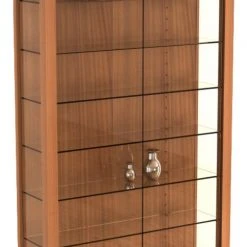 Vitrine VITROSA MAXI - Kern-Nussbaum - ohne Beleuchtung