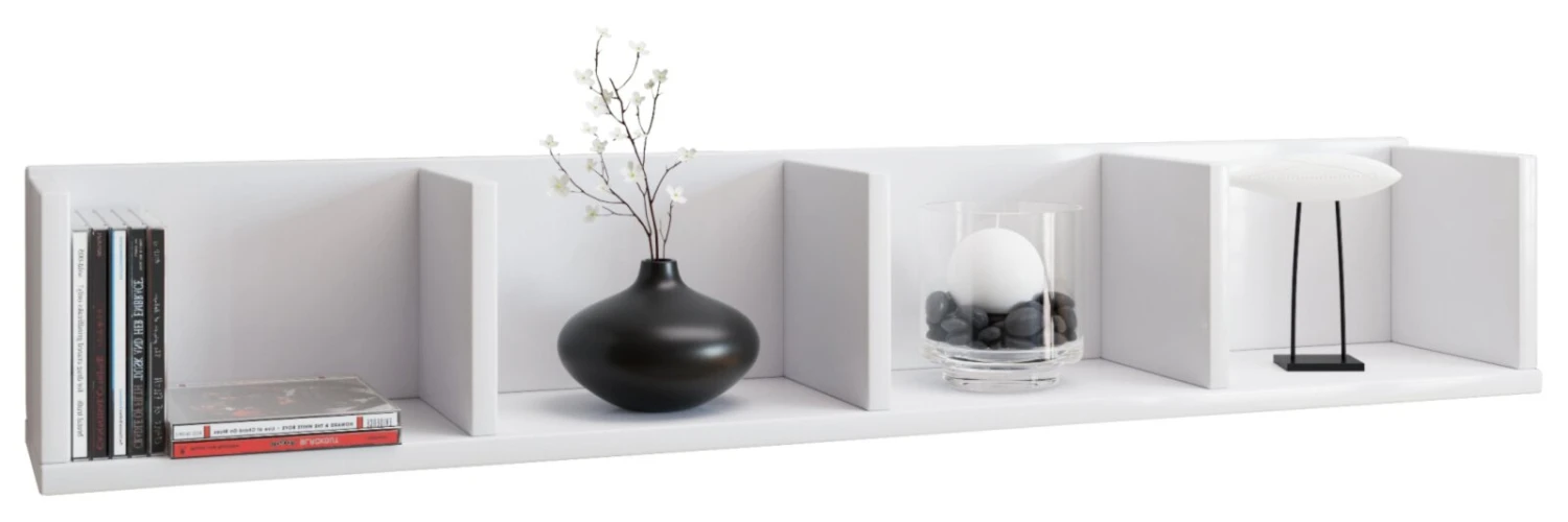 Wandregal HONSA - weiß 1 Wandregal HONSA - weiß