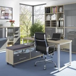 Sideboard SET+ - Eiche natur - Grauglas - 156 cm 7 Sideboard SET+ - Eiche natur - Grauglas - 156 cm -Esszimmer Verkaufsgeschäft 9001770700 04 1600Wx1600H