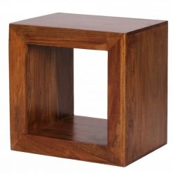 Standregal Cube - braun gebeizt - Sheesham massiv 6 Standregal Cube - braun gebeizt - Sheesham massiv -Esszimmer Verkaufsgeschäft 9002275100 03 1600Wx1600H