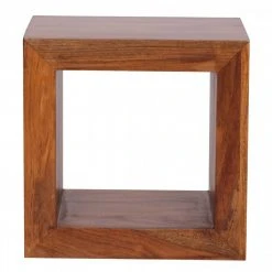 Standregal Cube - braun gebeizt - Sheesham massiv 7 Standregal Cube - braun gebeizt - Sheesham massiv -Esszimmer Verkaufsgeschäft 9002275100 04 1600Wx1600H