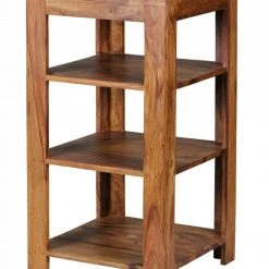 Standregal - Sheesham massiv - 3 Böden