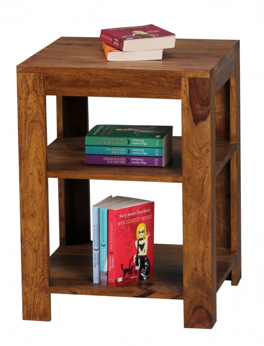 Standregal - Sheesham massiv gebeizt - 2 Böden 2 Standregal - Sheesham massiv gebeizt - 2 Böden – Bild 2