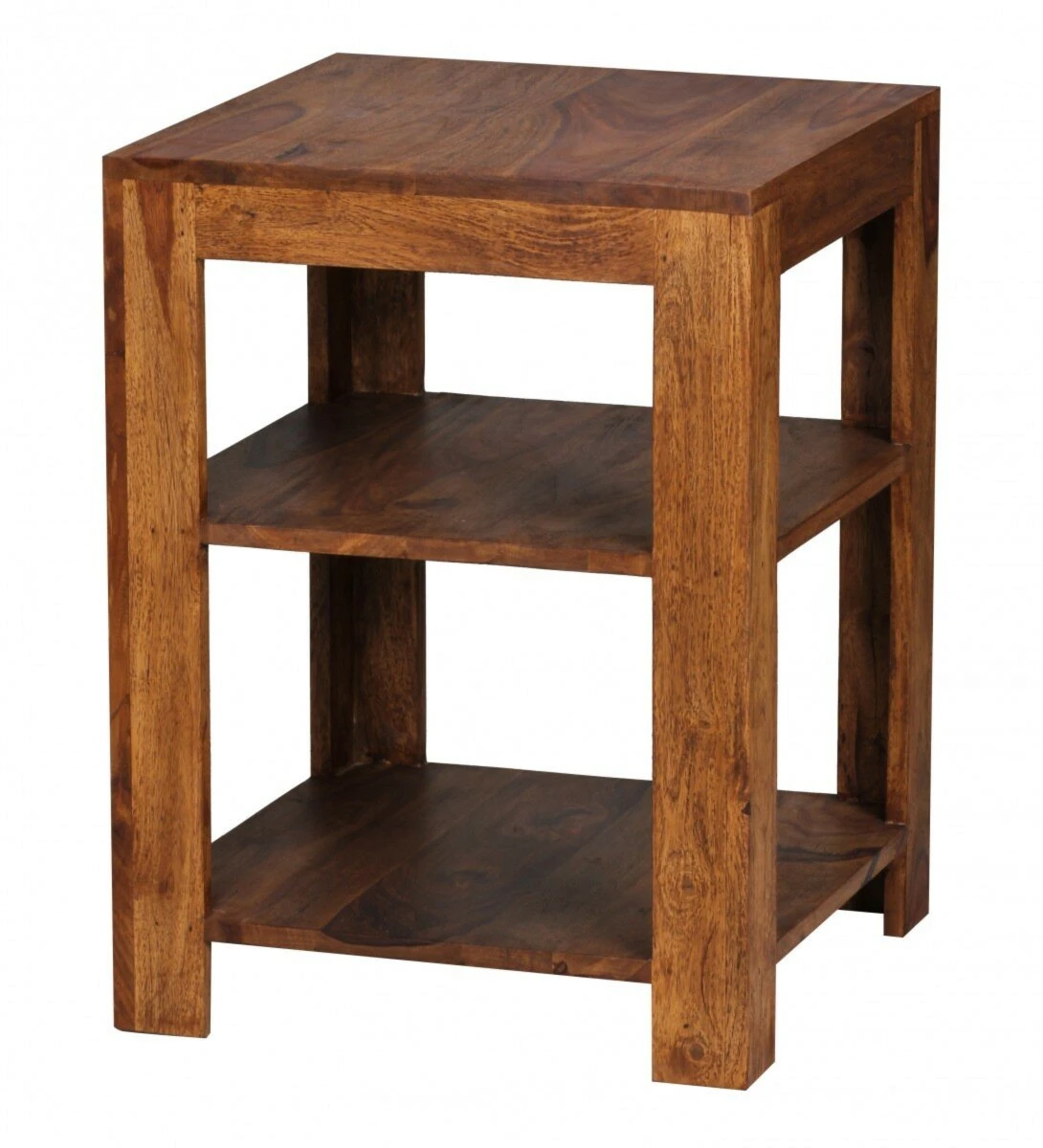 Standregal - Sheesham massiv gebeizt - 2 Böden 3 Standregal - Sheesham massiv gebeizt - 2 Böden – Bild 3