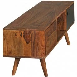 TV-Lowboard - Sheesham massiv gebeizt - schwarz - 2 Türen 7 TV-Lowboard - Sheesham massiv gebeizt - schwarz - 2 Türen -Esszimmer Verkaufsgeschäft 9002280000 04 1600Wx1600H