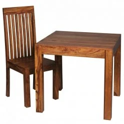 Esstisch - Sheesham massiv gebeizt - 80x80 cm -Esszimmer Verkaufsgeschäft 9002286100 04 1600Wx1600H