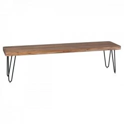 Sitzbank - Akazie massiv lackiert - 180 cm breit