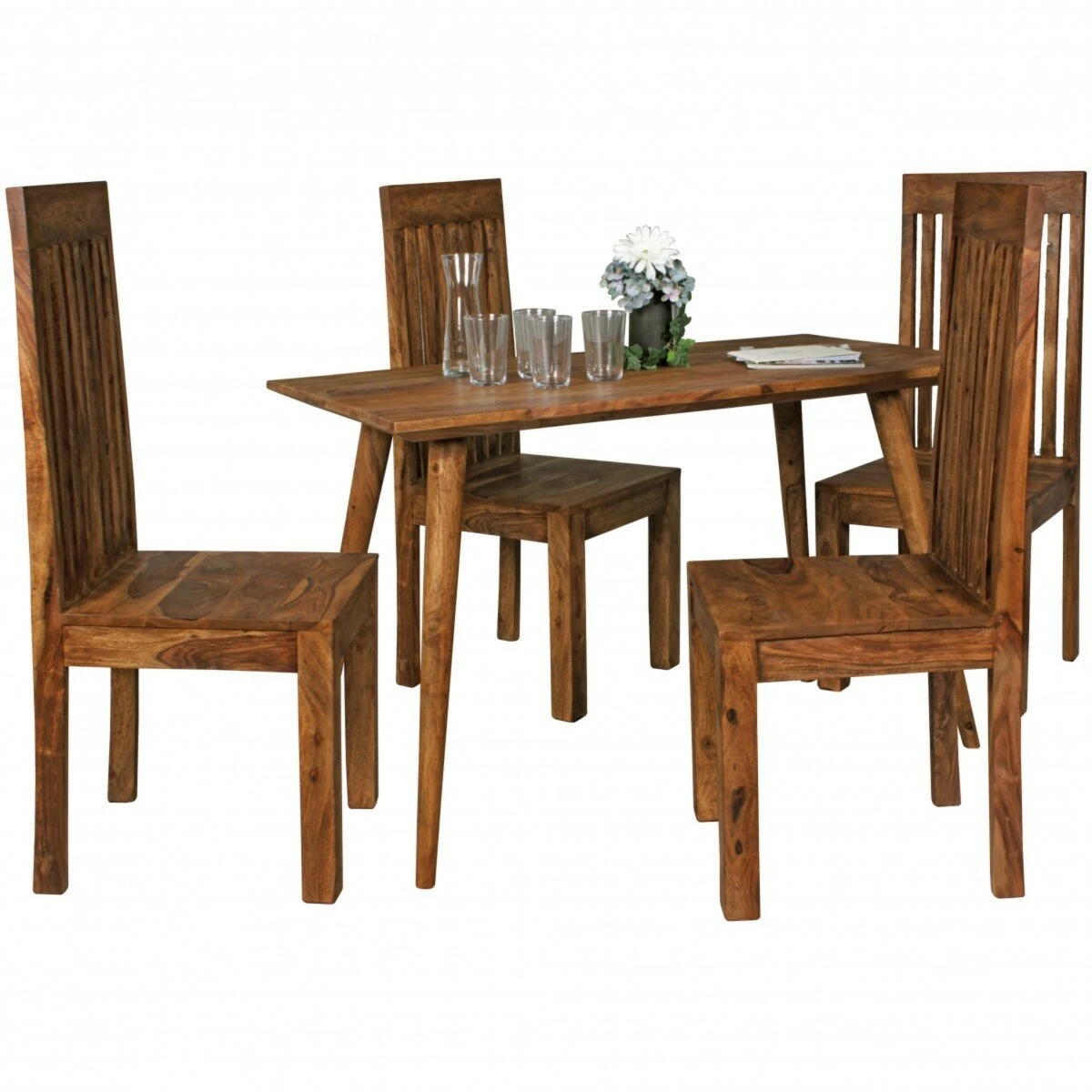 Esstisch - Sheesham massiv - 120x60 cm 2 Esstisch - Sheesham massiv - 120x60 cm – Bild 2