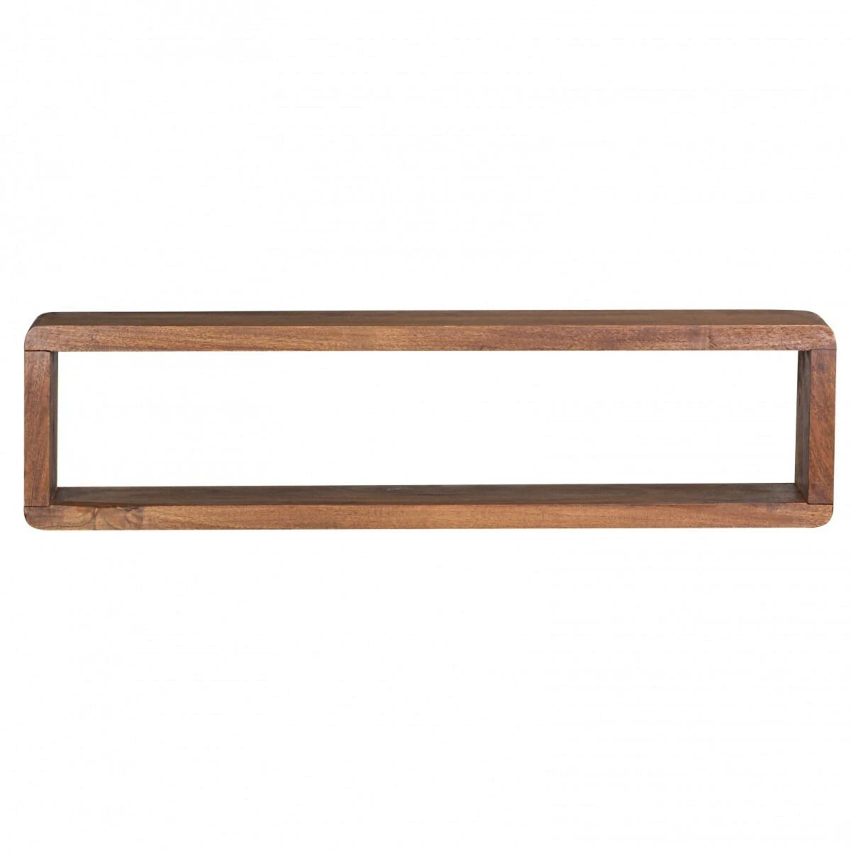 3er-Set Wandregal - braun gebeizt - Sheesham massiv 4 3er-Set Wandregal - braun gebeizt - Sheesham massiv – Bild 4