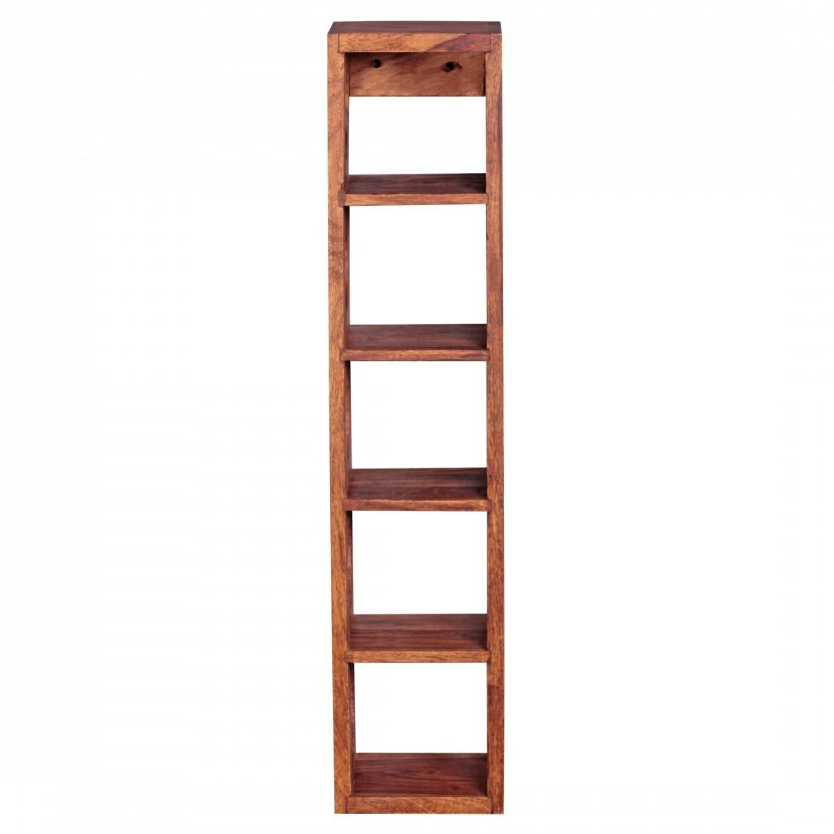 Weinregal - braun gebeizt - Sheesham massiv 3 Weinregal - braun gebeizt - Sheesham massiv – Bild 3