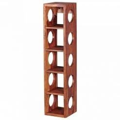 Weinregal - braun gebeizt - Sheesham massiv 7 Weinregal - braun gebeizt - Sheesham massiv -Esszimmer Verkaufsgeschäft 9002313300 04 1600Wx1600H