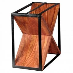 Weinregal - Sheesham massiv gebeizt - 37x37 cm -Esszimmer Verkaufsgeschäft 9002313400 03 1600Wx1600H