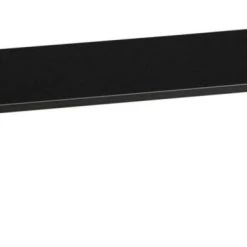 TV-Board - schwarz - Schwarzglas - 110 cm