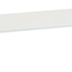 TV-Board - weiß - Weißglas - 110 cm