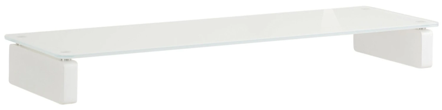 TV-Board - weiß - Weißglas - 110 cm 1 TV-Board - weiß - Weißglas - 110 cm