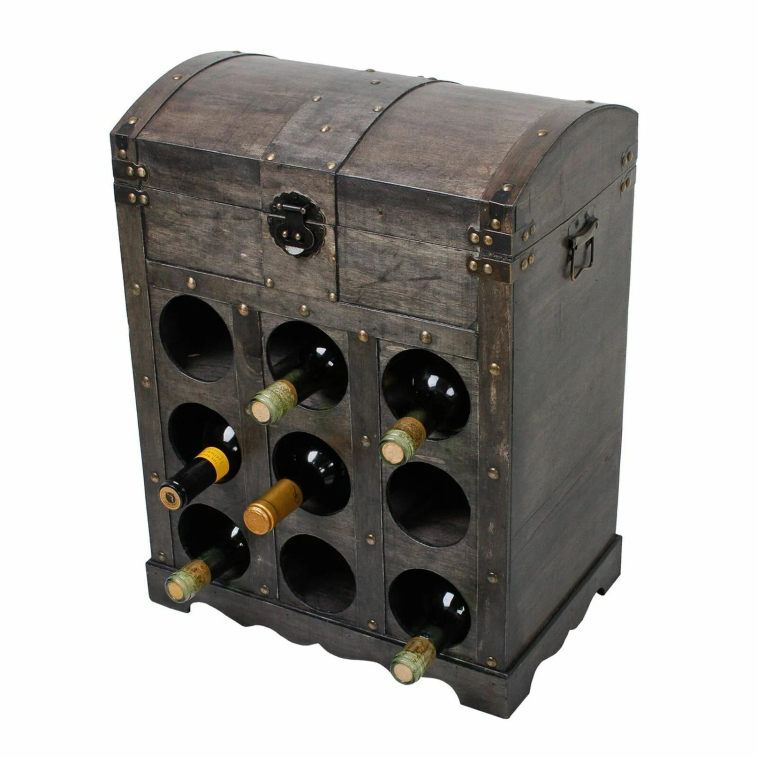 Weinregal - Kolonialstil - 9 Flaschen 2 Weinregal - Kolonialstil - 9 Flaschen – Bild 2