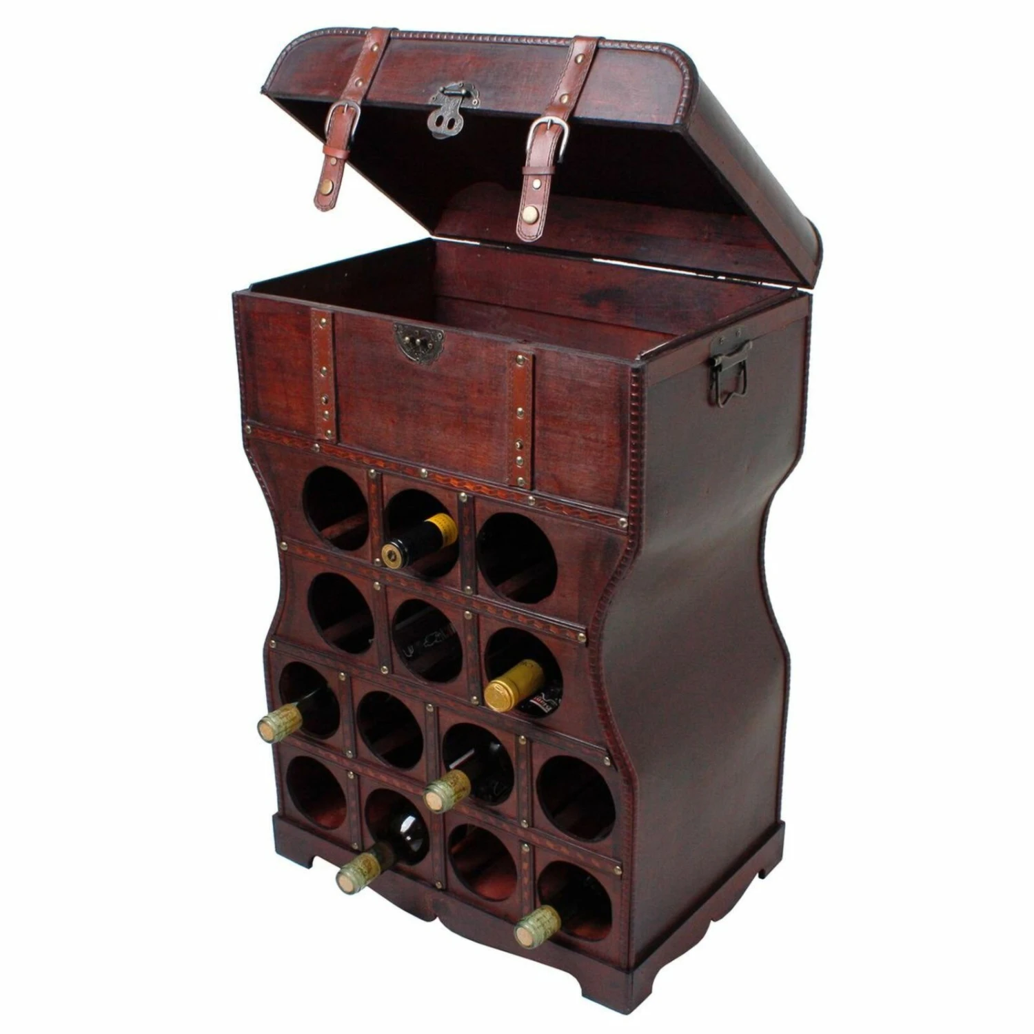 Weinregal - Kolonialstil - 14 Flaschen 2 Weinregal - Kolonialstil - 14 Flaschen – Bild 2
