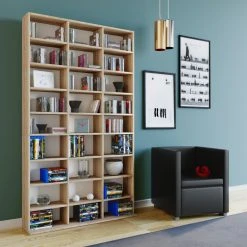 Regal MEGOSA MAXI - Sonoma Eiche - 182 cm hoch 6 Regal MEGOSA MAXI - Sonoma Eiche - 182 cm hoch -Esszimmer Verkaufsgeschäft 9002747100 02 1600Wx1600H