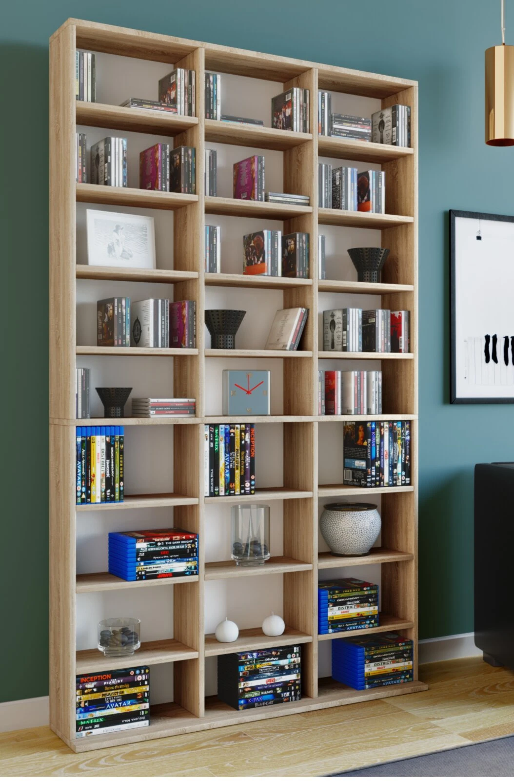 Regal MEGOSA MAXI - Sonoma Eiche - 182 cm hoch 2 Regal MEGOSA MAXI - Sonoma Eiche - 182 cm hoch – Bild 2