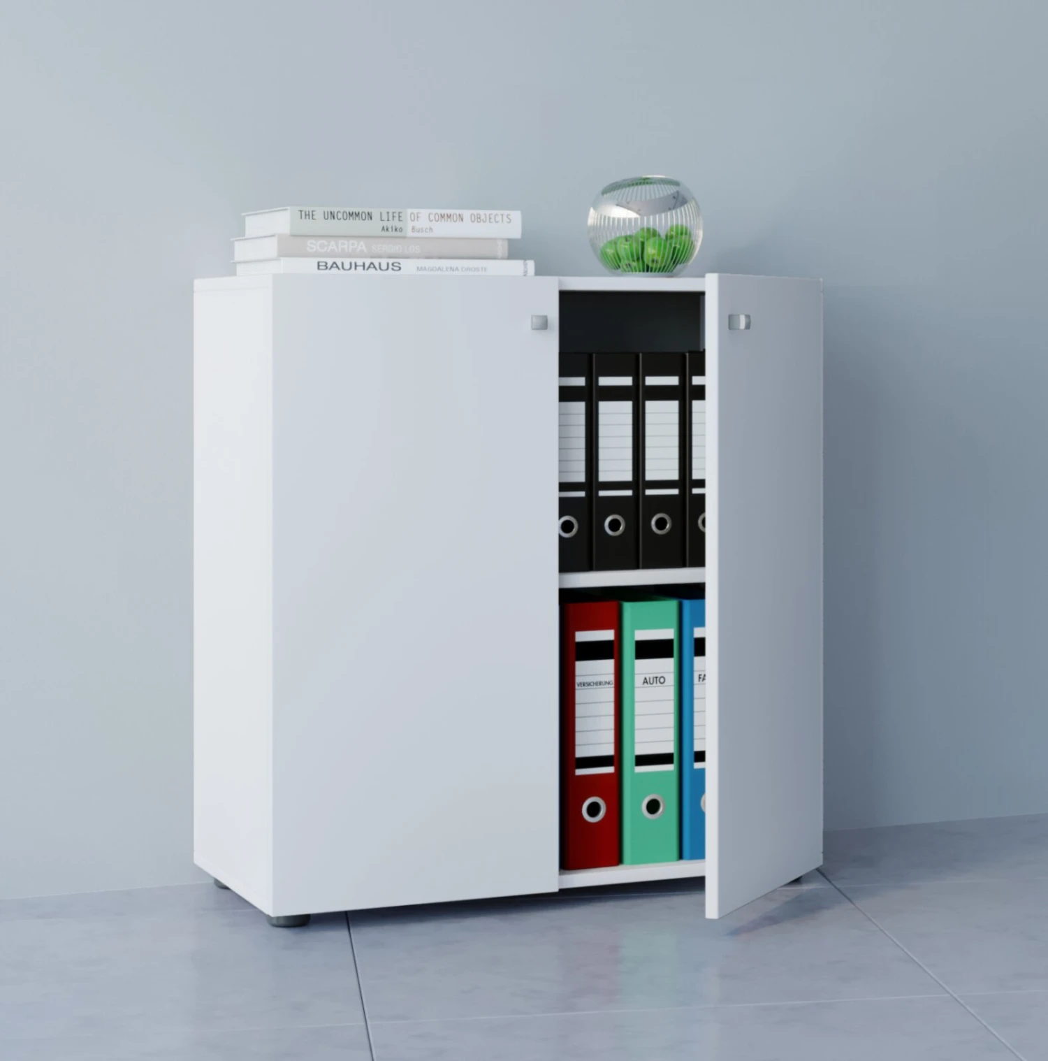 Aktenschrank VANDOL MINI - weiß - 70 cm 2 Aktenschrank VANDOL MINI - weiß - 70 cm – Bild 2