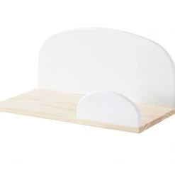 Wandregal KIDDY - weiß - teilmassiv - 45 cm breit