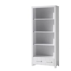 Regal ERIK - weiß - 4 Fächer