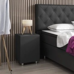 Nachttisch Hocker - anthrazit - Kunstleder - 60 cm hoch 6 Nachttisch Hocker - anthrazit - Kunstleder - 60 cm hoch -Esszimmer Verkaufsgeschäft 9002885300 03 1600Wx1600H