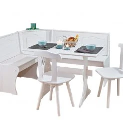 4-teilige Eckbankgruppe DONAU - weiß - Kiefer Massivholz 9 4-teilige Eckbankgruppe DONAU - weiß - Kiefer Massivholz -Esszimmer Verkaufsgeschäft 9002917700 09 1600Wx1600H