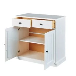 Kommode WESTERLAND 53.1 - weiß-braun - Massivholz - 90 cm breit -Esszimmer Verkaufsgeschäft 9002930500 03 1600Wx1600H