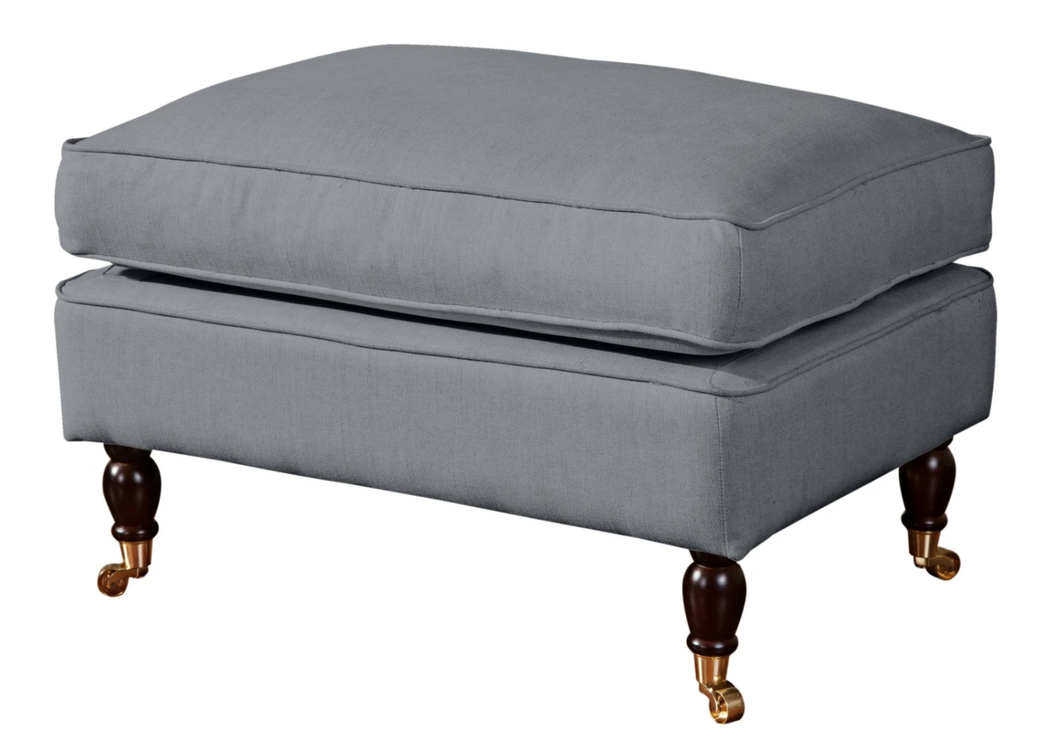 Max Winzer Hocker - grau - Flachgewebe in Leinenoptik 1 Max Winzer Hocker - grau - Flachgewebe in Leinenoptik