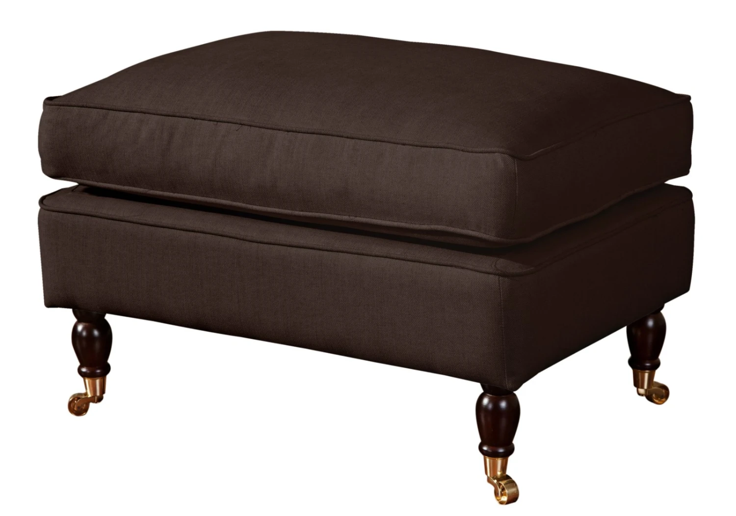 Max Winzer Hocker - schoko - Flachgewebe in Leinenoptik 1 Max Winzer Hocker - schoko - Flachgewebe in Leinenoptik