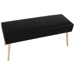Max Winzer Sitzbank - schwarz - Buche massiv - Kunstleder -Esszimmer Verkaufsgeschäft 9003110900 03 1600Wx1600H
