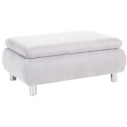 Max Winzer Hocker - creme - Veloursstoff