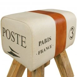 Sitzhocker - beige-braun - Mango massiv 7 Sitzhocker - beige-braun - Mango massiv -Esszimmer Verkaufsgeschäft 9003289200 04 1600Wx1600H