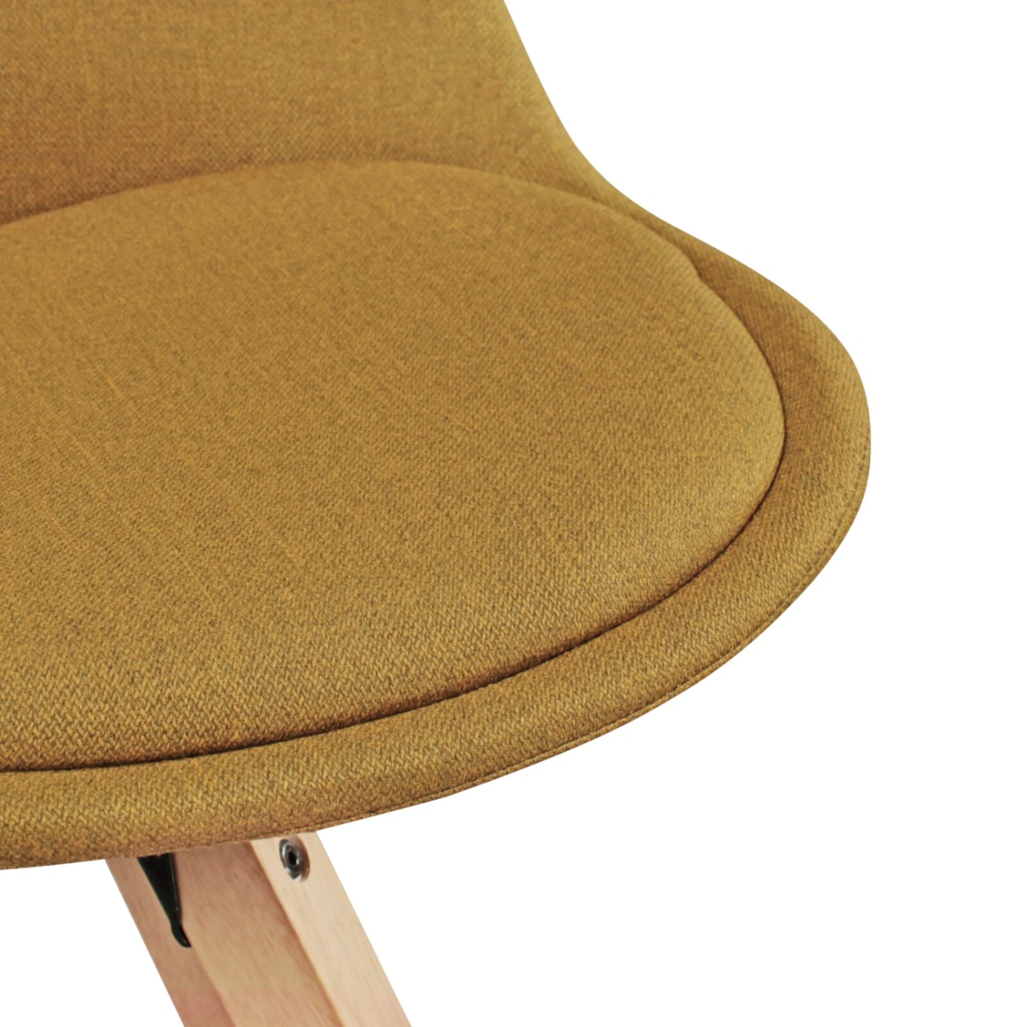 2er Stuhl-Set - curry - Webstoff 3 2er Stuhl-Set - curry - Webstoff – Bild 3