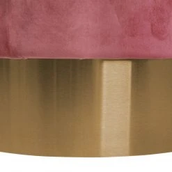 Polsterhocker - NANO - altrosa - mit Metallfuß -Esszimmer Verkaufsgeschäft 9003375000 03 1600Wx1600H