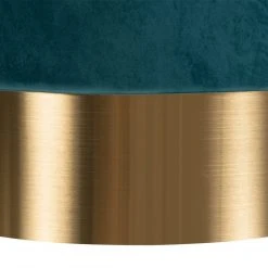 Polsterhocker - NANO - dunkelgrün - mit Metallfuß 5 Polsterhocker - NANO - dunkelgrün - mit Metallfuß -Esszimmer Verkaufsgeschäft 9003375500 03 1600Wx1600H