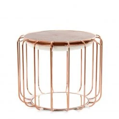 Tisch-Hocker COMFORTABLE - beige-rose - Metall 8 Tisch-Hocker COMFORTABLE - beige-rose - Metall -Esszimmer Verkaufsgeschäft 9003394100 04 1600Wx1600H