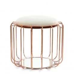 Tisch-Hocker COMFORTABLE - beige-rose - Metall 9 Tisch-Hocker COMFORTABLE - beige-rose - Metall -Esszimmer Verkaufsgeschäft 9003394100 09 1600Wx1600H