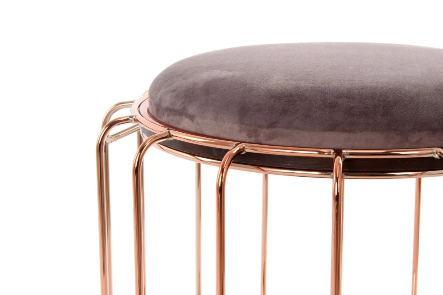 Tisch-Hocker COMFORTABLE - dunkelviolett-rose - Metall 3 Tisch-Hocker COMFORTABLE - dunkelviolett-rose - Metall – Bild 3