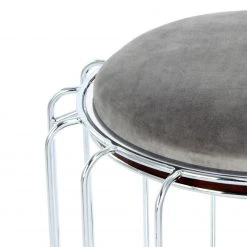 Tisch-Hocker COMFORTABLE - grau-silber - Metall 7 Tisch-Hocker COMFORTABLE - grau-silber - Metall -Esszimmer Verkaufsgeschäft 9003394600 03 1600Wx1600H