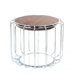 Tisch-Hocker COMFORTABLE - grau-silber - Metall 8 Tisch-Hocker COMFORTABLE - grau-silber - Metall -Esszimmer Verkaufsgeschäft 9003394600 04 1600Wx1600H