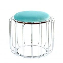 Tisch-Hocker COMFORTABLE - mint-silber - Metall -Esszimmer Verkaufsgeschäft 9003394800 09 1600Wx1600H