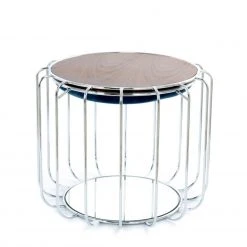 Tisch-Hocker COMFORTABLE - petrol-silber - Metall 8 Tisch-Hocker COMFORTABLE - petrol-silber - Metall -Esszimmer Verkaufsgeschäft 9003394900 04 1600Wx1600H