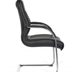 Freischwinger - schwarz - Kunstleder 7 Freischwinger - schwarz - Kunstleder -Esszimmer Verkaufsgeschäft 9003495800 04 1600Wx1600H