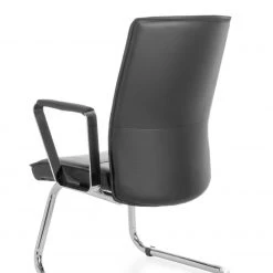 Echtleder-Freischwinger - schwarz -Esszimmer Verkaufsgeschäft 9003496500 03 1600Wx1600H