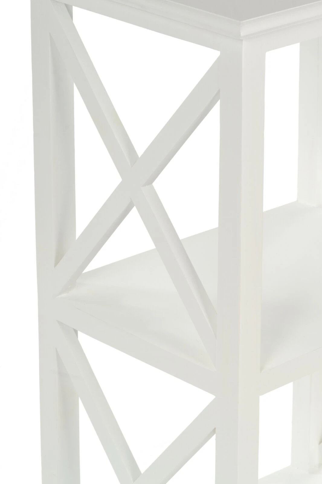 Regal - weiß - mit 3 Ablagen 3 Regal - weiß - mit 3 Ablagen – Bild 3