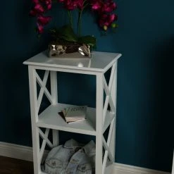 Regal - weiß - mit 3 Ablagen 7 Regal - weiß - mit 3 Ablagen -Esszimmer Verkaufsgeschäft 9003653900 04 1600Wx1600H