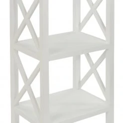 Regal - weiß - mit 3 Ablagen